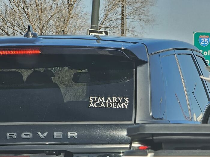 This Has Bothered Me For Years. And It's Not Just Decals - All Of Their Signs Are Like This, Too