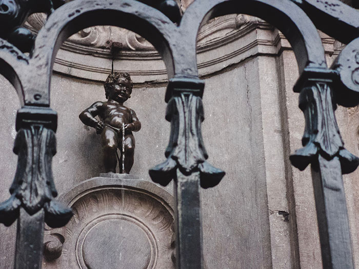 The Manneken Pis statue