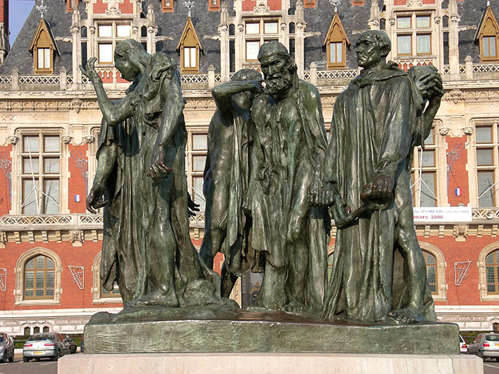 The Burghers Of Calais statue