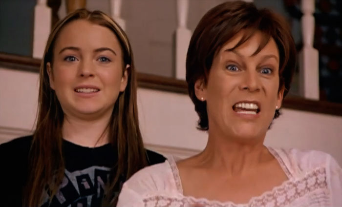 Scene from "Freaky Friday" movie