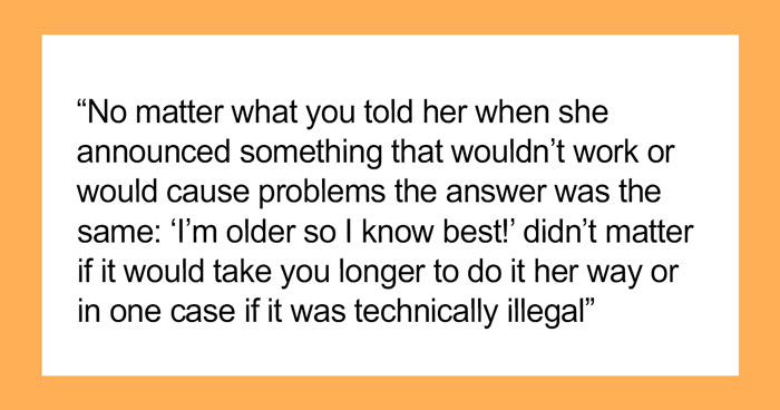 Manager Believes Age Equals Seniority And Demands Employee Do As She Says, They Maliciously Comply And Leave Her To Deal With The Fallout