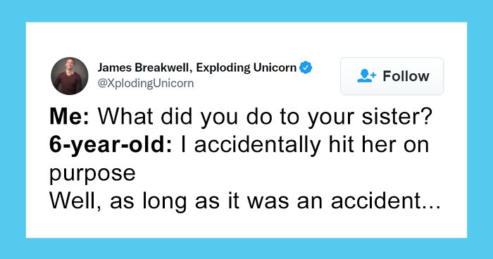 50 Hilarious Tweets From Parents That Sum Up What It’s Like Having To Raise Siblings