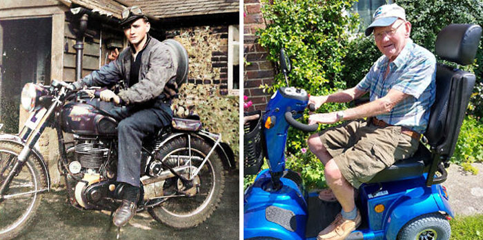 My Granddad And His Wheels, ~1950 & 2020