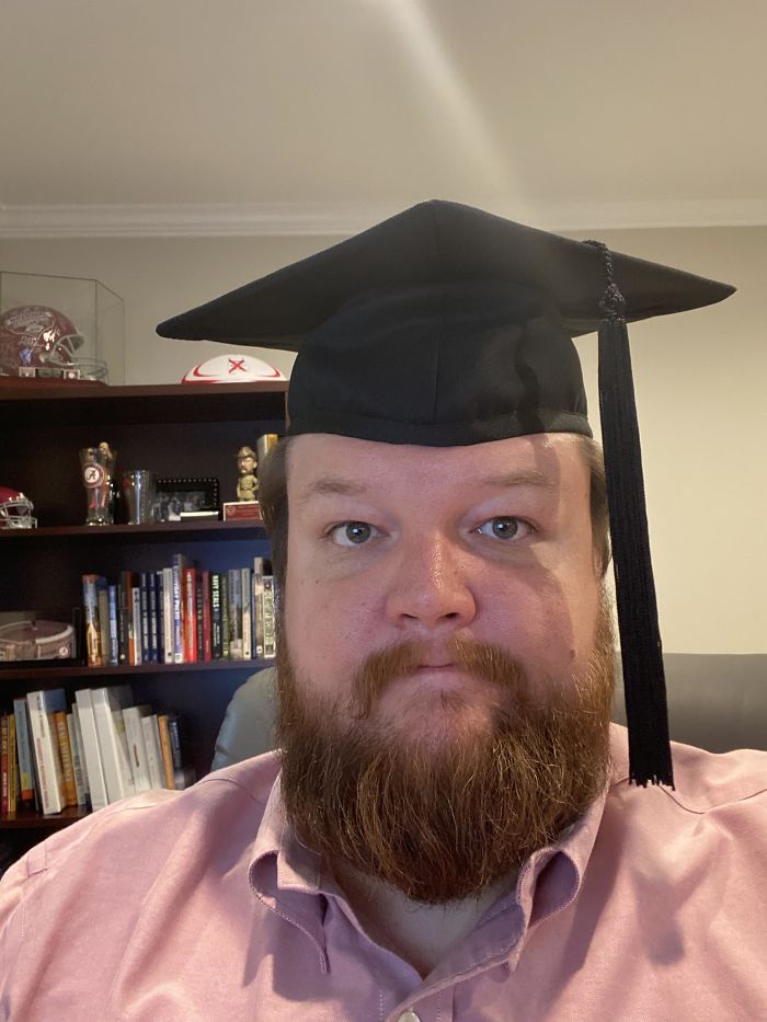 After 3 Years Of Work, I Graduate Today With My Master’s From Harvard. In My Office