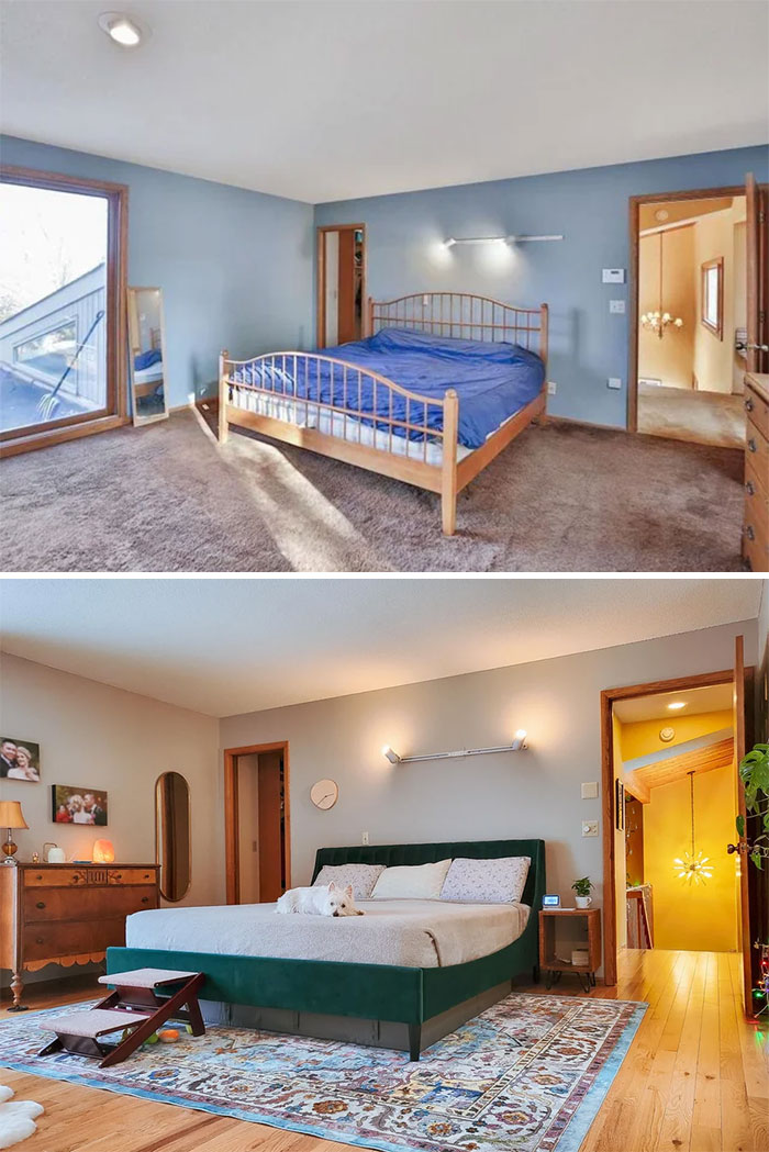 Before & After Of My Loft Bedroom