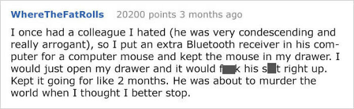 Colleague Revenge