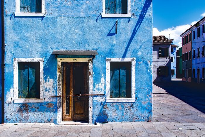 Blue house