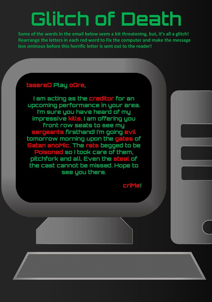 I Designed 31 Puzzles To Solve, One For Each Day Of The Month