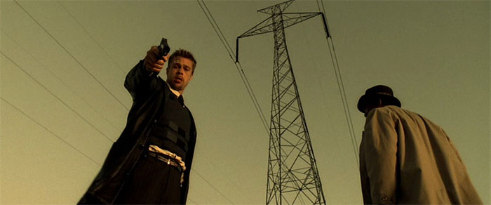 David Mills with a gun