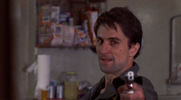 Travis Bickle with a gun
