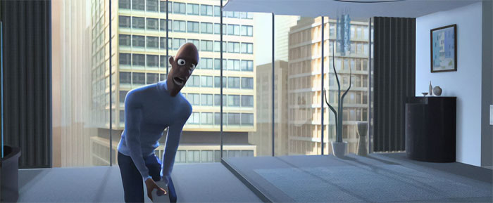 Lucius looking for his suit