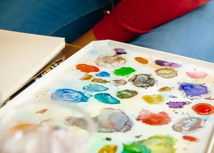 Try Watercoloring Or Paint By Numbers