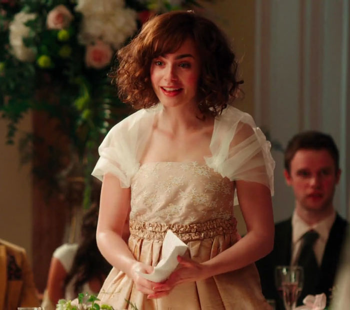 Rosie making a toast 