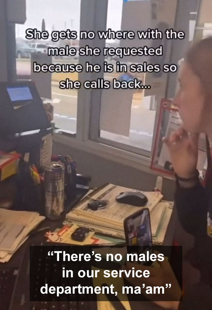Karen Complains Women Don't Belong In Auto Service, Demands A Male Mechanic