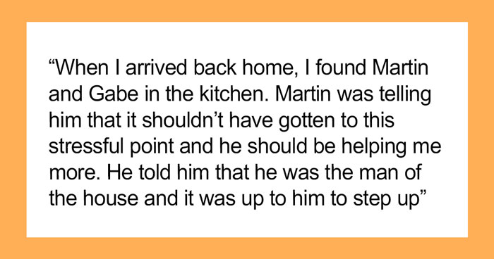 10 Y.O. Is Defended By His Mother Against Relative’s Inappropriate Parentification Attempts