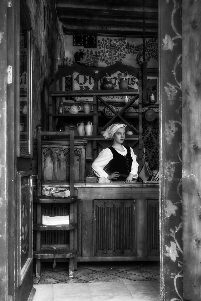 Through The Streets Of The Center Of Tallinn, The Capital Of Estonia