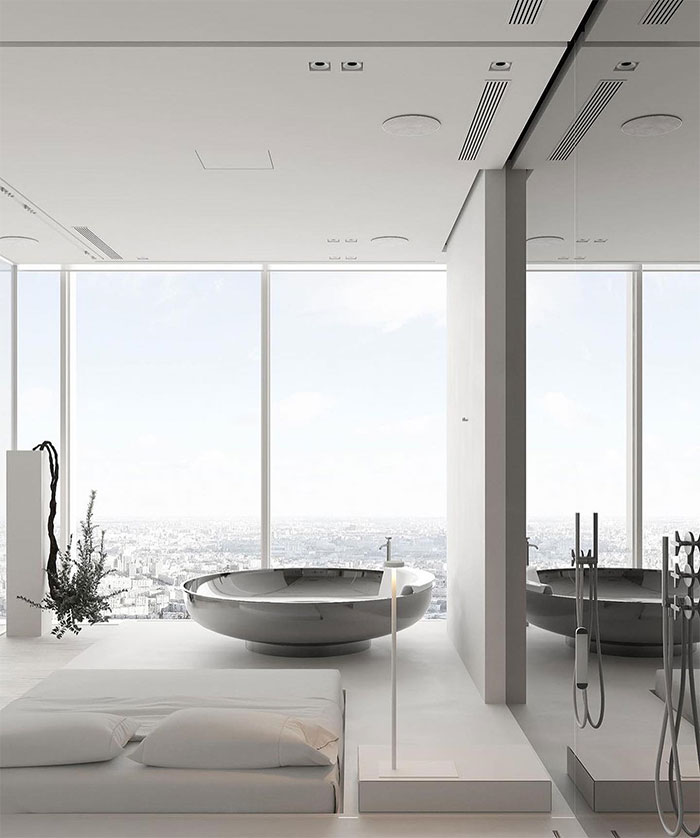 Minimalistic Bedroom By Igor Sirotov Architects