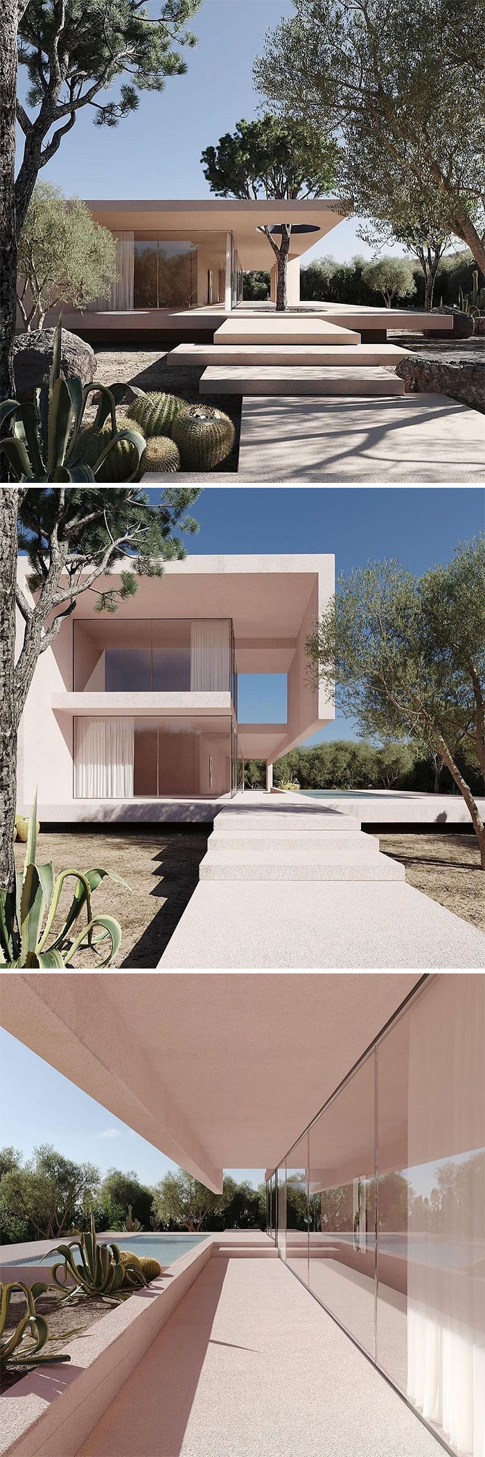 Pink House By The Line