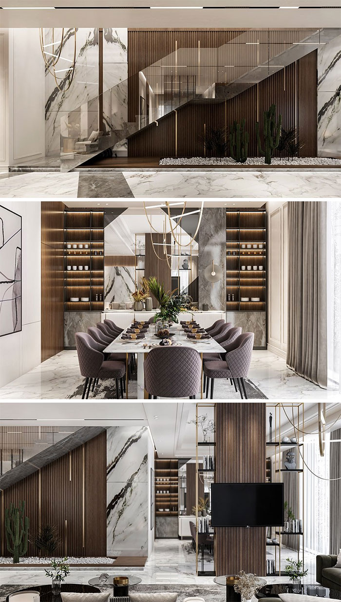 How Do You Like This Awesome Glass Staircase? 😍 – Design: Reham Karam Sokkar