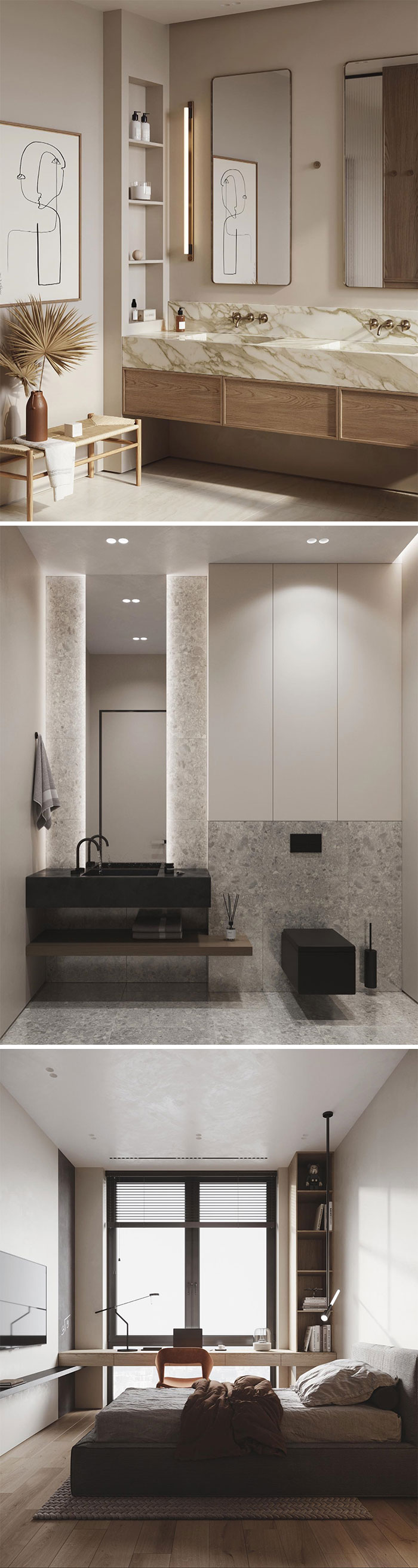 Live With Ease. 🤍 – Design: Marina Zanina