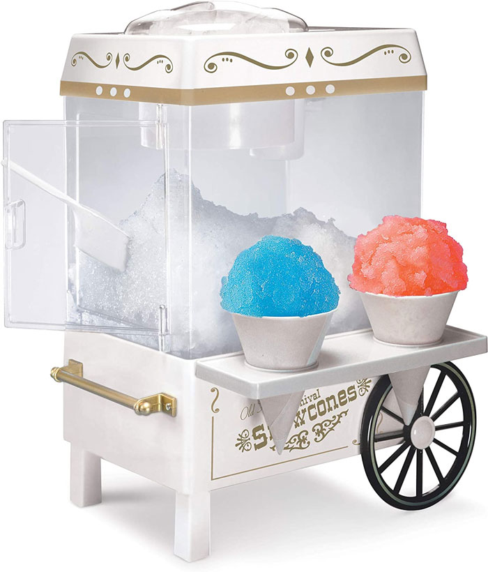 White snow cone maker 