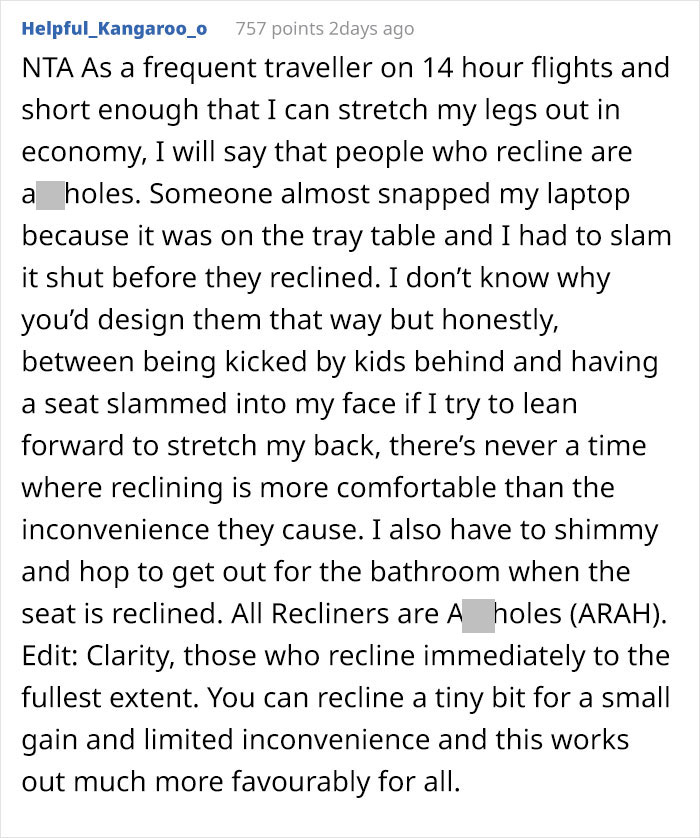 Tall Guy Doesn't Fit In Plane Seat Comfortably, Drama Ensues After Woman Tries To Recline Her Seat Tall Guy Doesn't Fit In Plane Seat Comfortably, Drama Ensues After Woman Tries To Recline Her Seat
