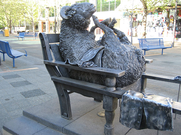 Uh, Australia, What's With This Statue In The Middle Of Your Capital City?