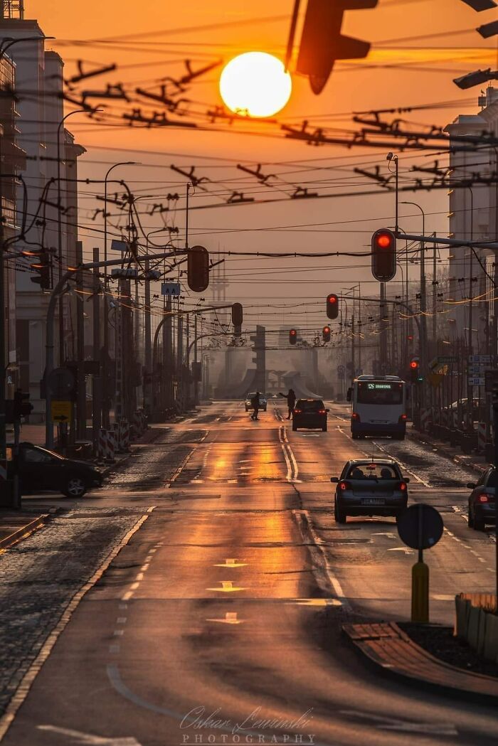 Greeting At Sunrise, Gdynia, Poland
