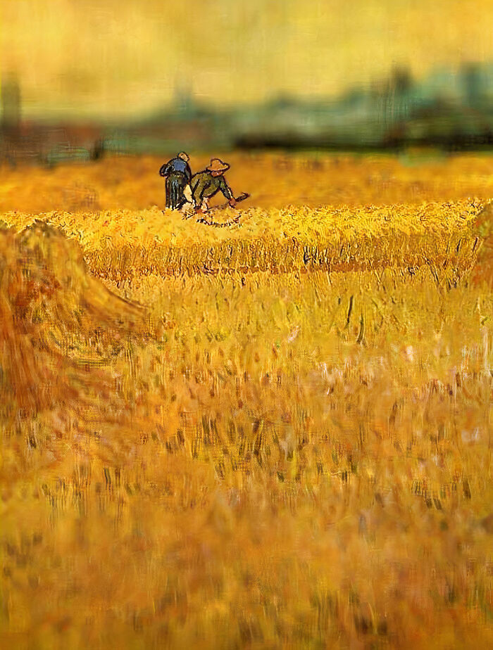 Arles: View From The Wheat Fields, 1888