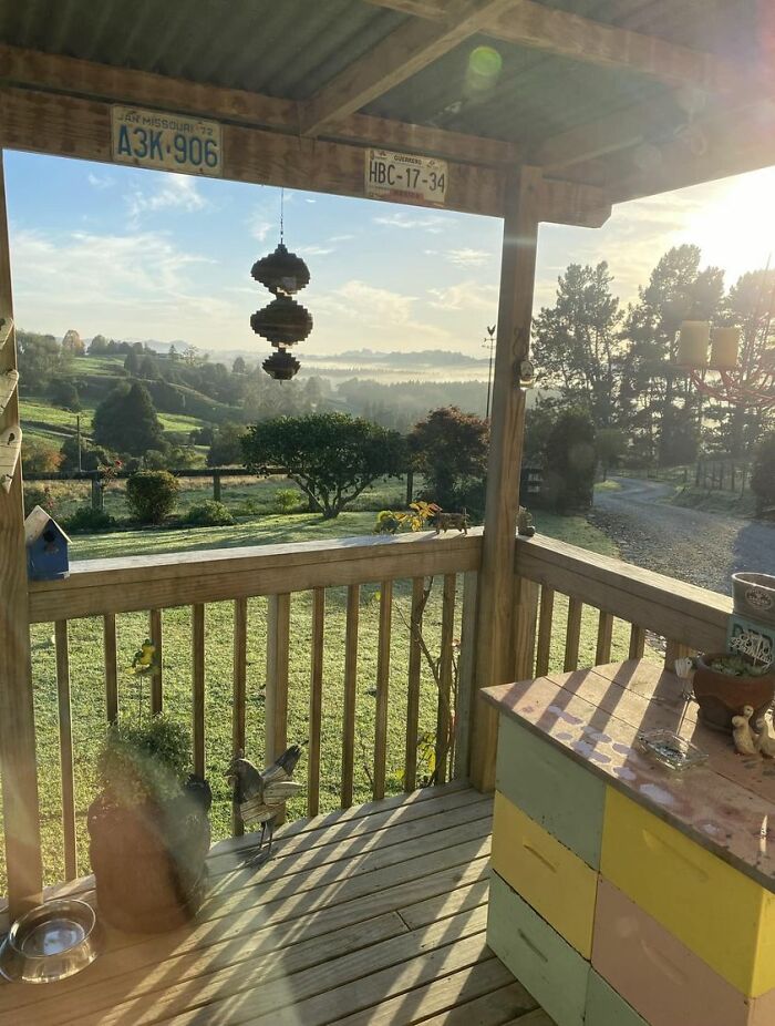 I Used To Dislike This View Growing Up. Now I Go Home Literally To Sit Here And Look Out. Waitomo - New Zealand