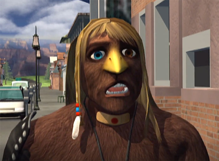 Person monster illustration cartoon in Xavier Renegade Angel