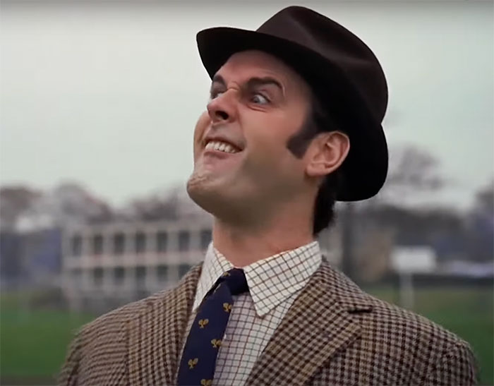 Various making weird face and wearing hat from Monty Python’s Flying Circus
