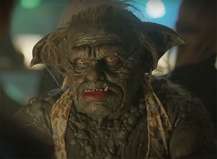 Monster looking in Man Seeking Woman