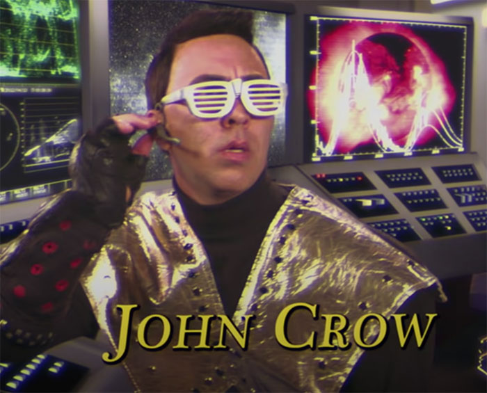 John wearing glasses in Too Many Cooks