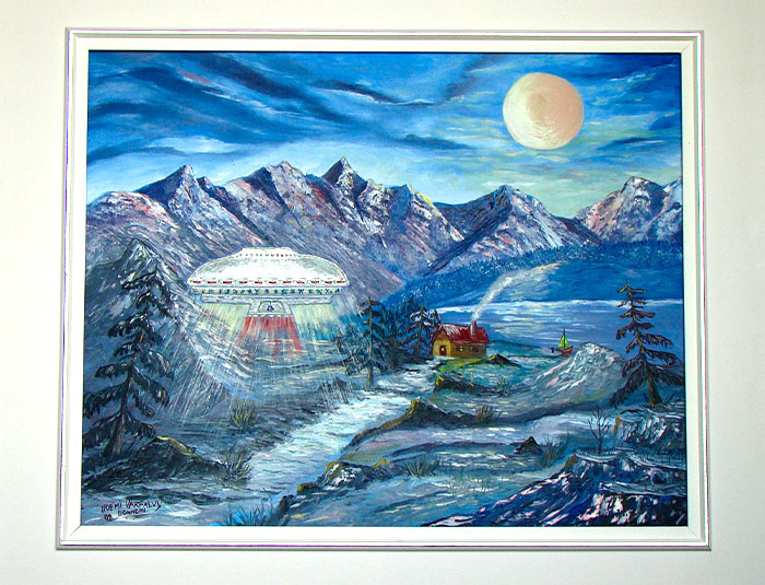 This Is What My Mom Made After Watching Bob Ross Back In The 90's