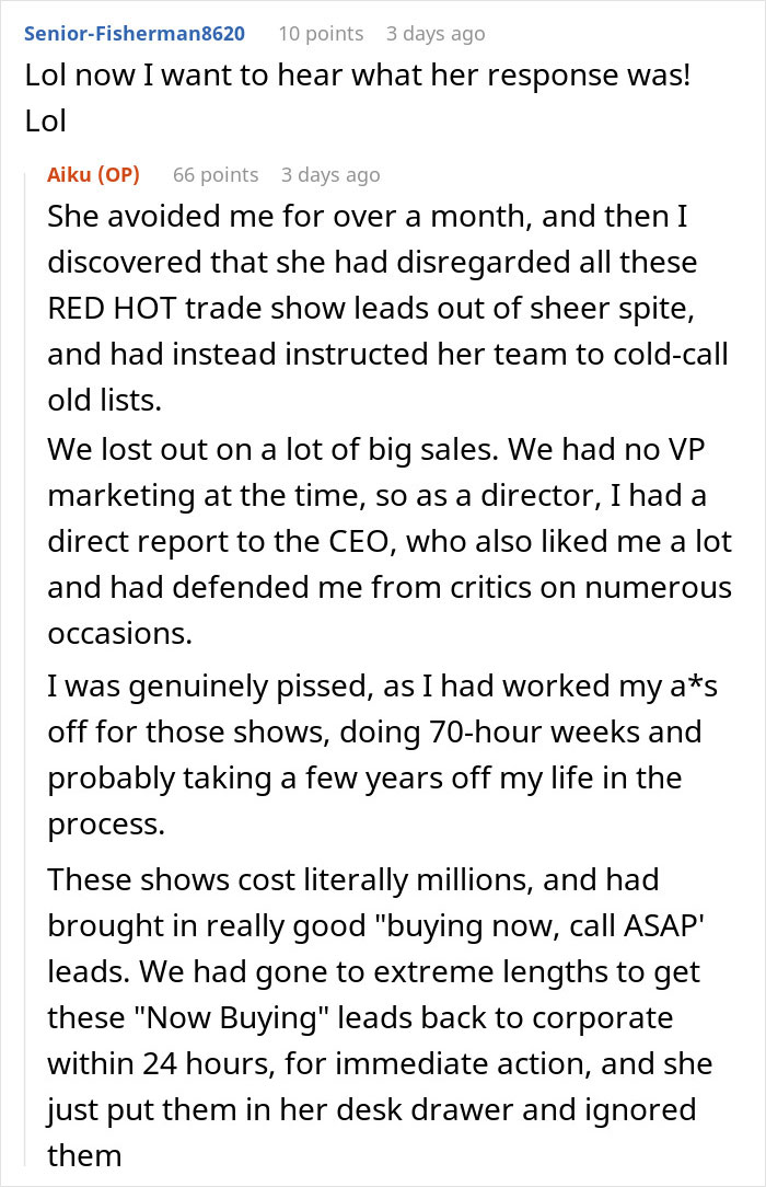 "She Marched Straight Into The CEO’s Office”: Woman Presents Coworker's Work As Her Own, Gets Exposed Right In Front Of The CEO "She Marched Straight Into The CEO’s Office”: Woman Presents Coworker's Work As Her Own, Gets Exposed Right In Front Of The CEO