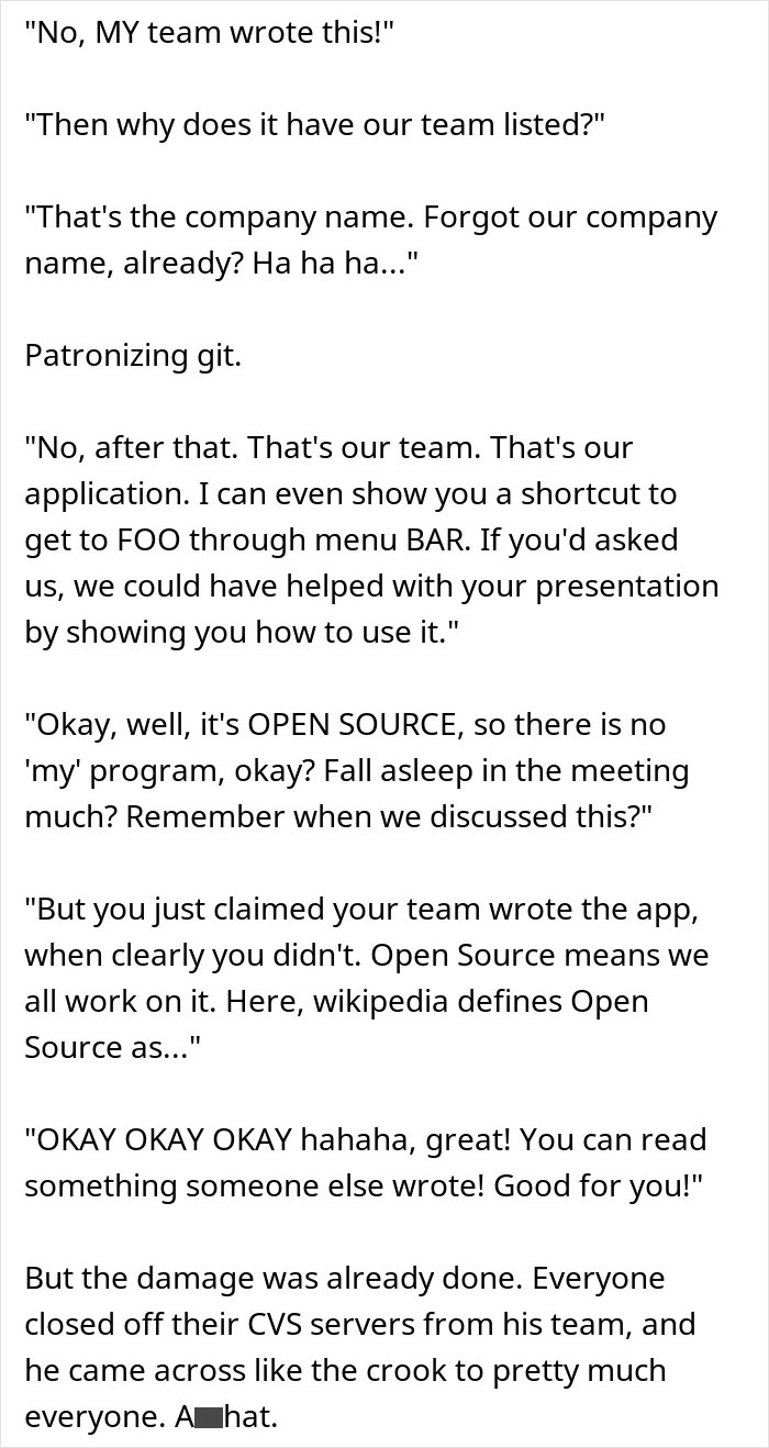 "She Marched Straight Into The CEO’s Office”: Woman Presents Coworker's Work As Her Own, Gets Exposed Right In Front Of The CEO "She Marched Straight Into The CEO’s Office”: Woman Presents Coworker's Work As Her Own, Gets Exposed Right In Front Of The CEO