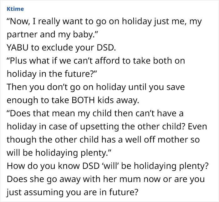 Woman Wonders If She's Wrong For Not Wanting To Take Husband's 8-Year-Old On Holiday While Taking Their Baby Son