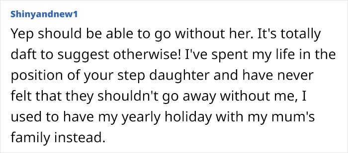 Woman Wonders If She's Wrong For Not Wanting To Take Husband's 8-Year-Old On Holiday While Taking Their Baby Son