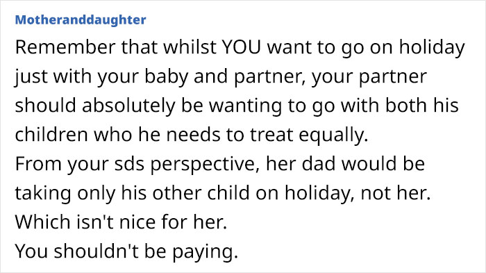 Woman Wonders If She's Wrong For Not Wanting To Take Husband's 8-Year-Old On Holiday While Taking Their Baby Son