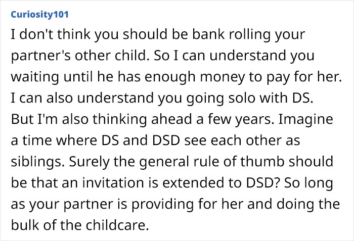 Woman Wonders If She's Wrong For Not Wanting To Take Husband's 8-Year-Old On Holiday While Taking Their Baby Son