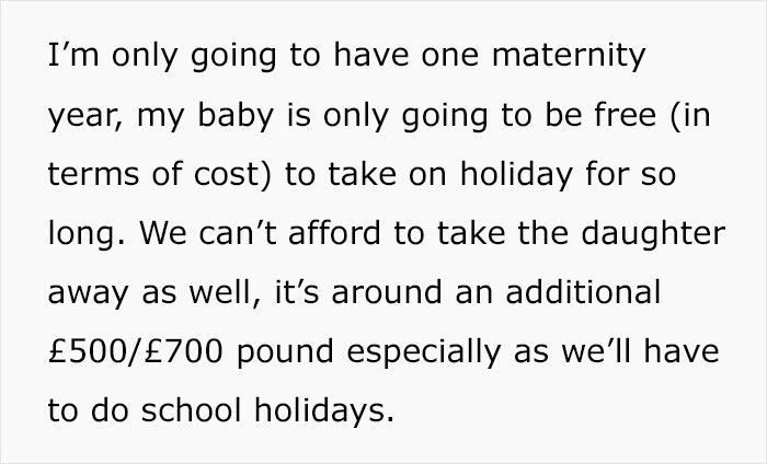Woman Wonders If She's Wrong For Not Wanting To Take Husband's 8-Year-Old On Holiday While Taking Their Baby Son