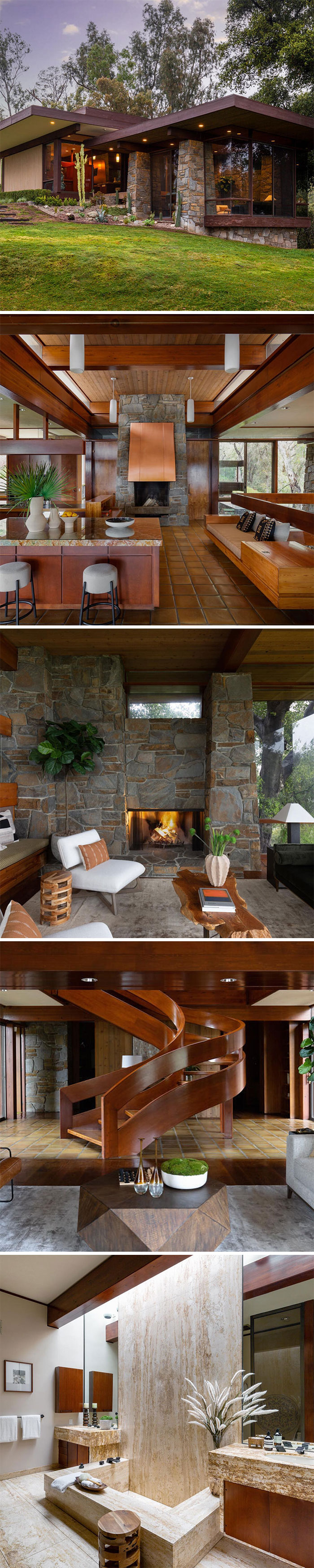 This Was Designed By Architect John Andre Gougeon In Sierra Madre, Ca. Listed For $4,488,000