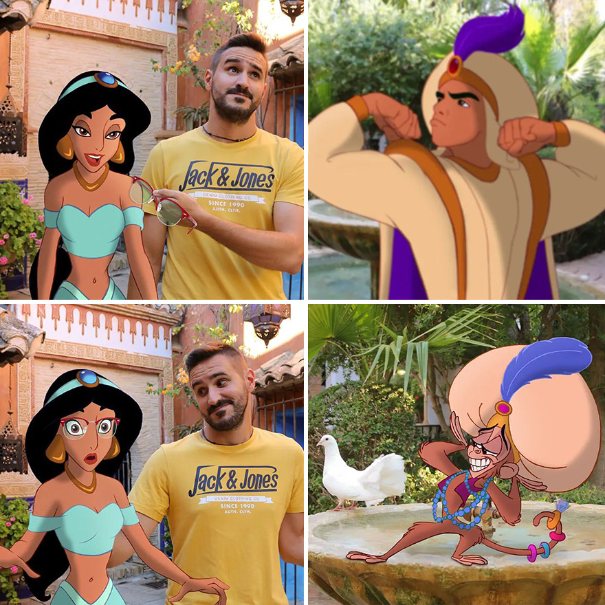 This Guy Continues To Put Our Favorite Animated Characters In His Pictures (21 New Pics)