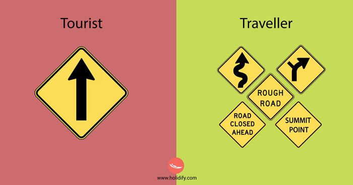 12 Differences Between Tourists And Travellers