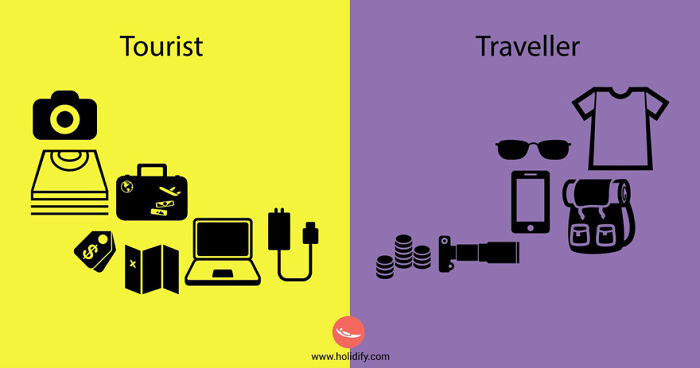 12 Differences Between Tourists And Travellers