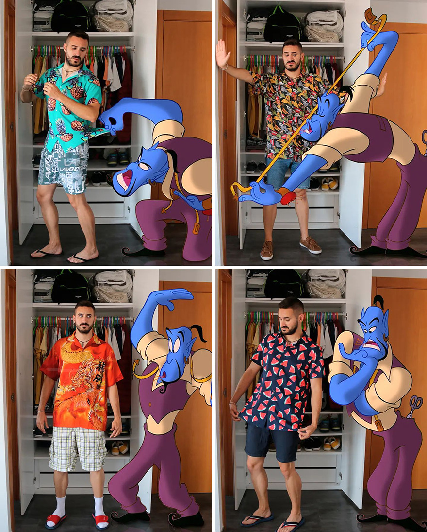 This Guy Continues To Put Our Favorite Animated Characters In His Pictures (21 New Pics)