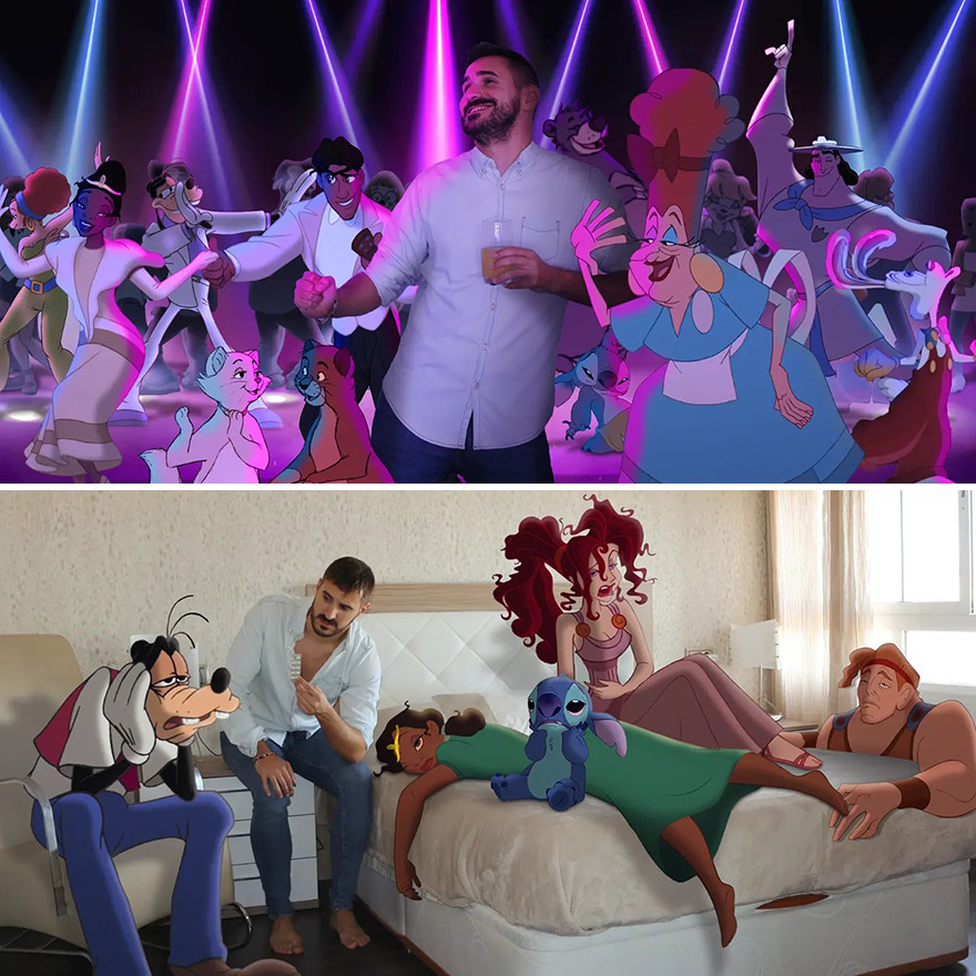 This Guy Continues To Put Our Favorite Animated Characters In His Pictures (21 New Pics)