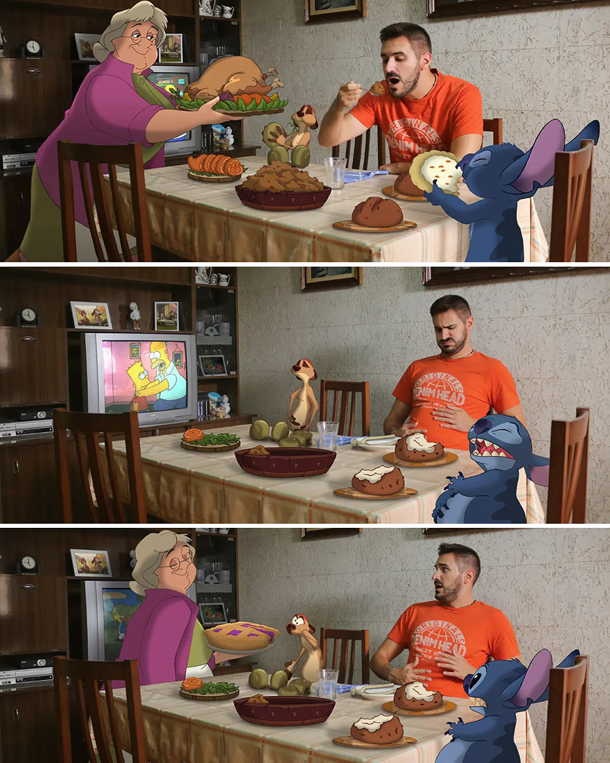 This Guy Continues To Put Our Favorite Animated Characters In His Pictures (21 New Pics)