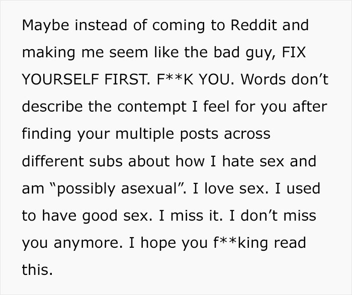 Woman Lists All The Reasons She Doesn't Want To Have Sex With Her Husband After She Catches Him Complaining, And Every Man Needs To Read This
